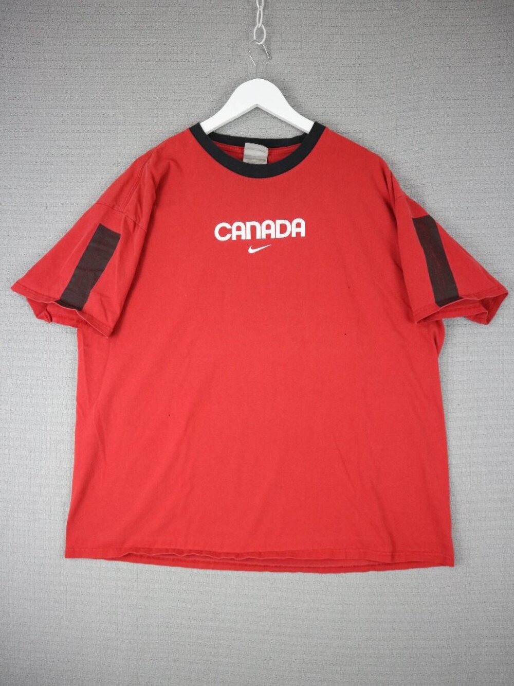 Nike Canada Y2K 2000's Team Tee Mens XL Grey Tag